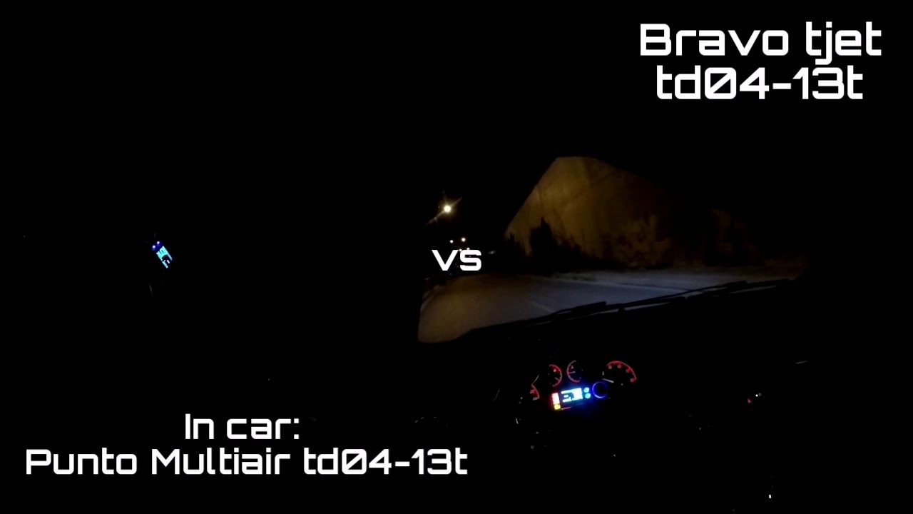 Punto Multiair td04-13t Vs Bravo Tjet td04-13t Vs Ford fiesta 220hp
