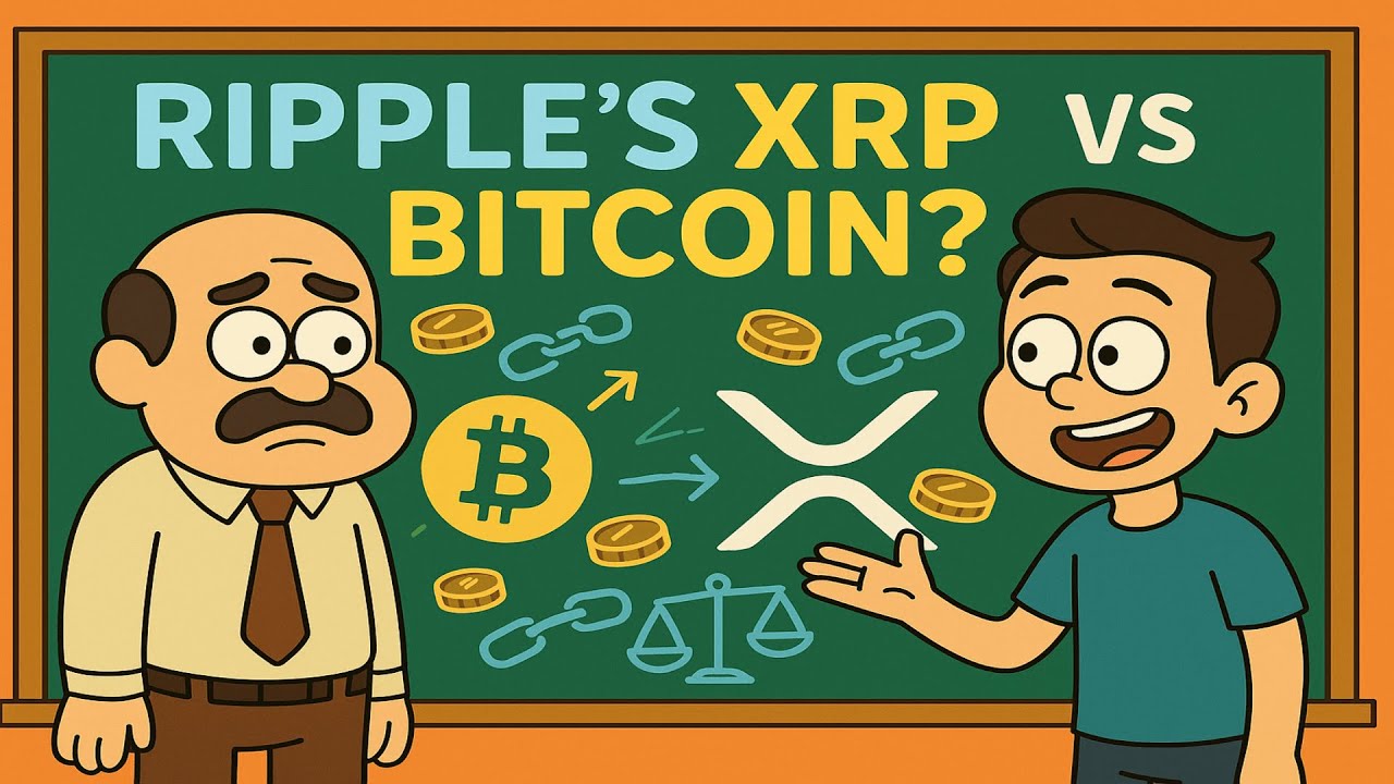 Ripple XRP против Bitcoin: почему банки любят один и боятся другого — объясняем, как будто вам пя...