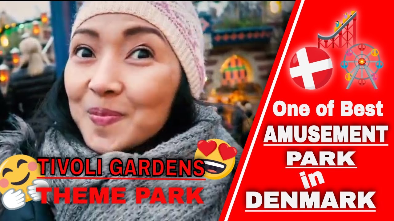 One of Best Amusement Park in Copenhagen Denmark / Tivoli  Gardens/ Winter Christmas in Denmark 2019