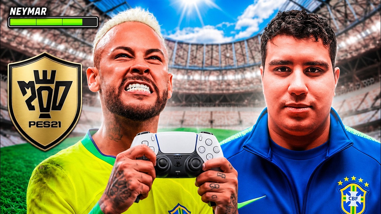 VOLTEI 4 anos e JOGUEI a COPA DO MUNDO 2022 com o NEYMAR 🏆🇧🇷