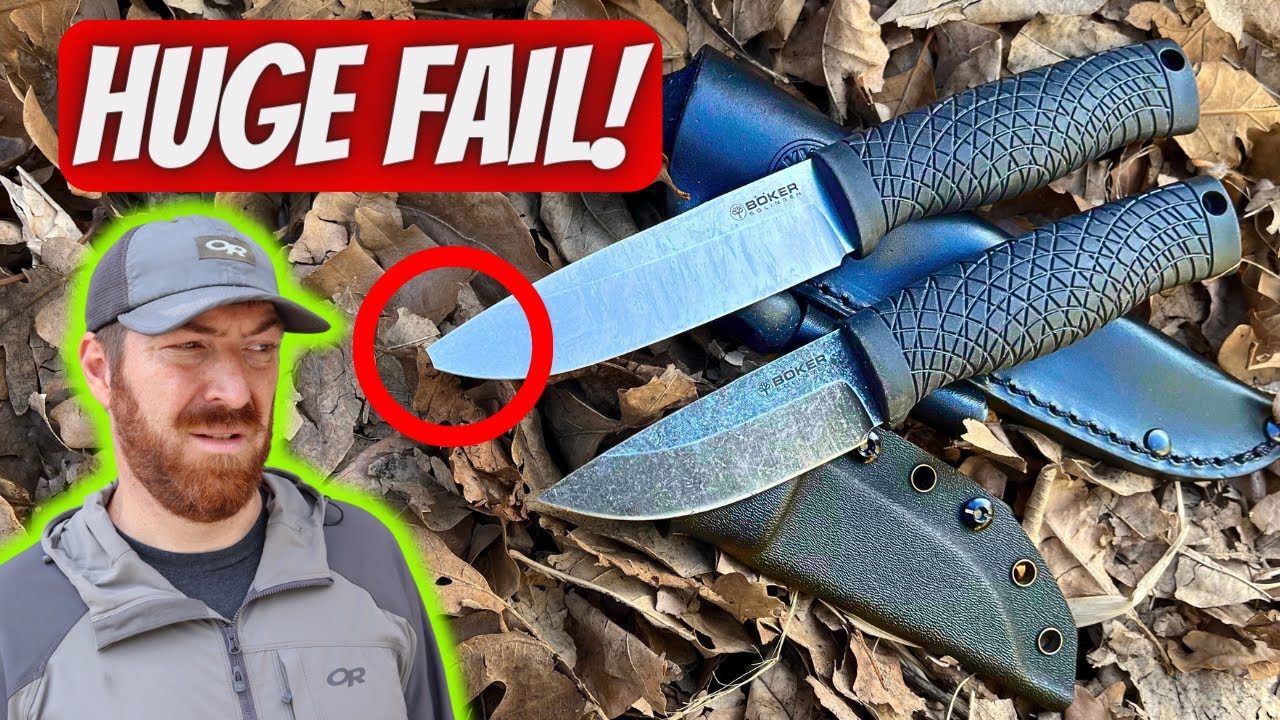 I Broke a Super Steel Knife! BOKER BRONCOS