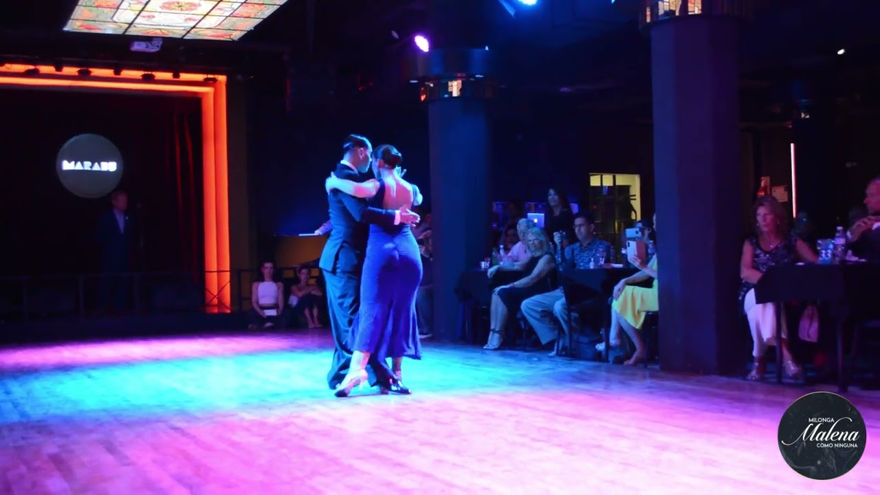 Campeones Mundiales de Tango: Suyay Quiroga & Jonny Carvajal en Milonga Malena 
