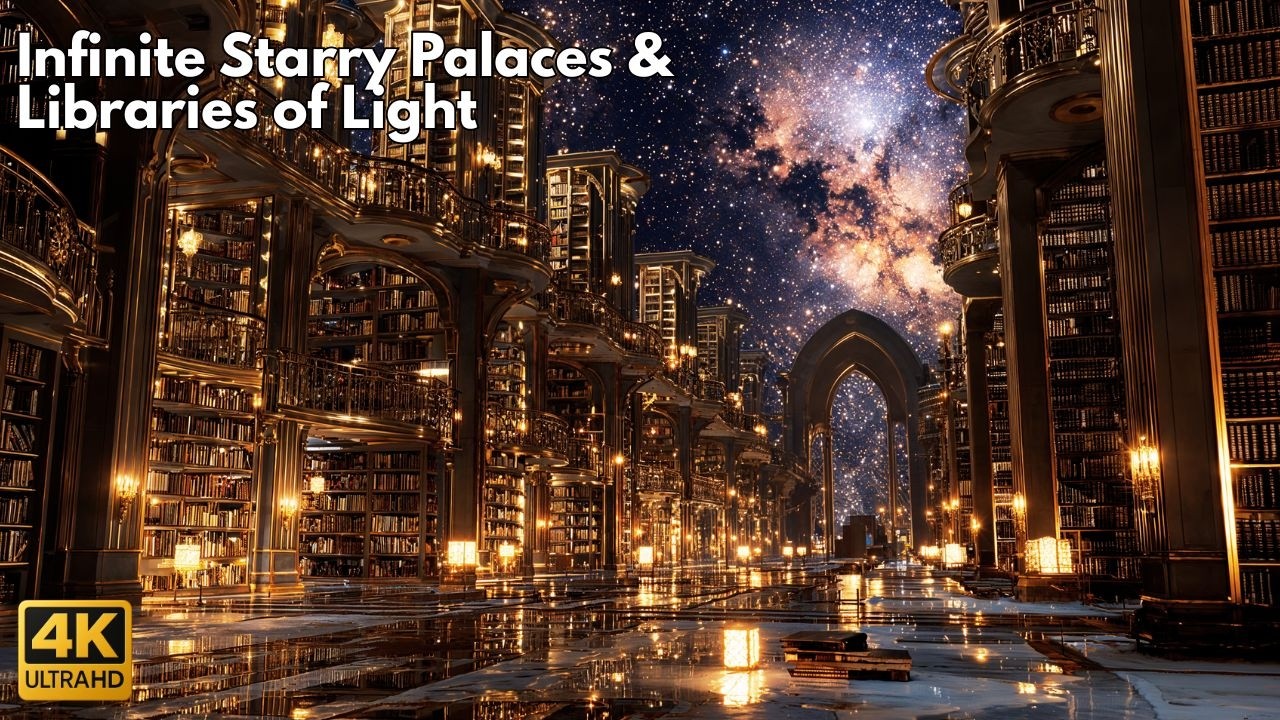 Infinite Starry Palaces & Libraries of Light: DreamVerse Fantasy Worlds in 4K