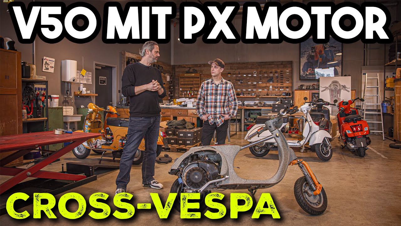 V50 mit PX Motor | Crossvespa BESTANDSAUFNAHME bei SIP