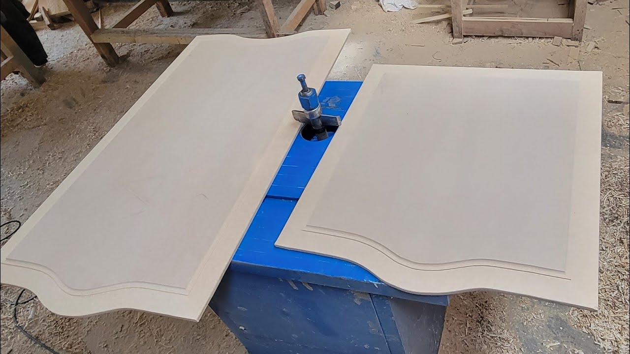TABLEROS REBAJADOS EN MDF PARA PUERTAS CON TUPI DE BANCO CUCHILLA CASERA
