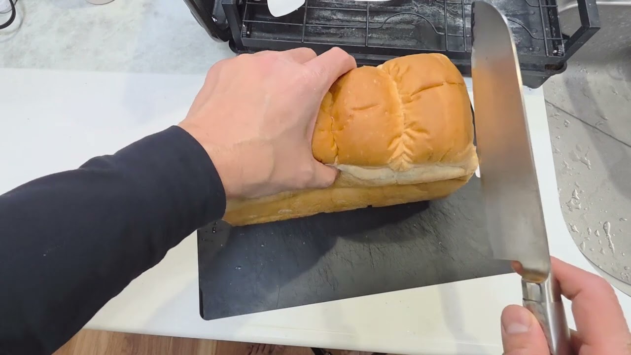 食洗機対応の高級包丁でパンを切ってみた結果、、