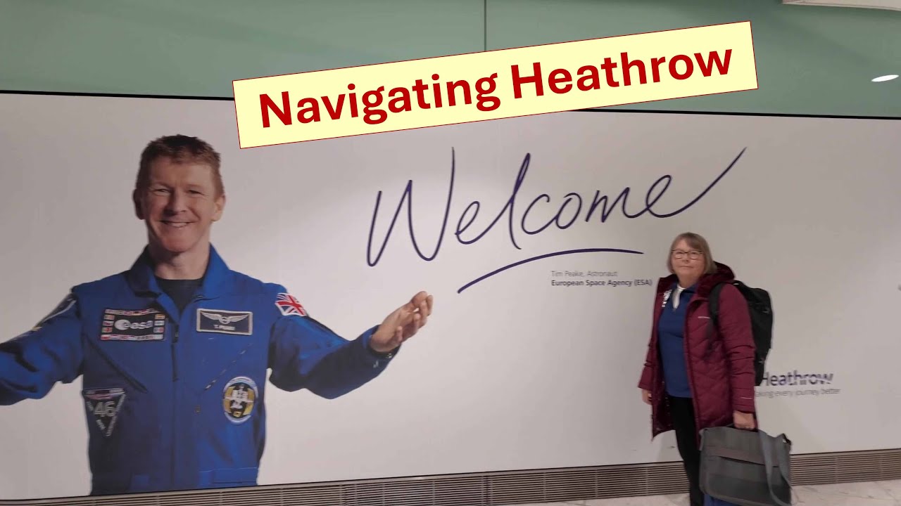 Finding our way from Heathrow to our hotel in London
