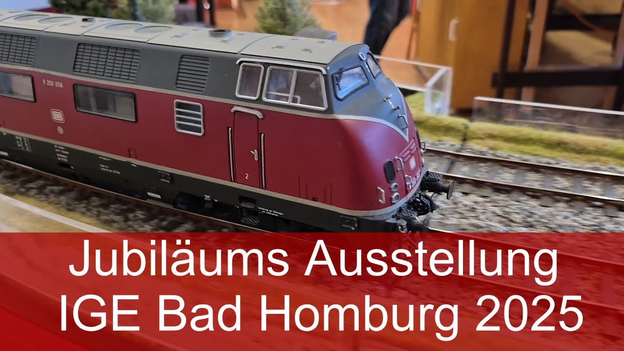 Jubiläums Ausstellung Bad Homburg IGE  Straßen- und Modellbahn
