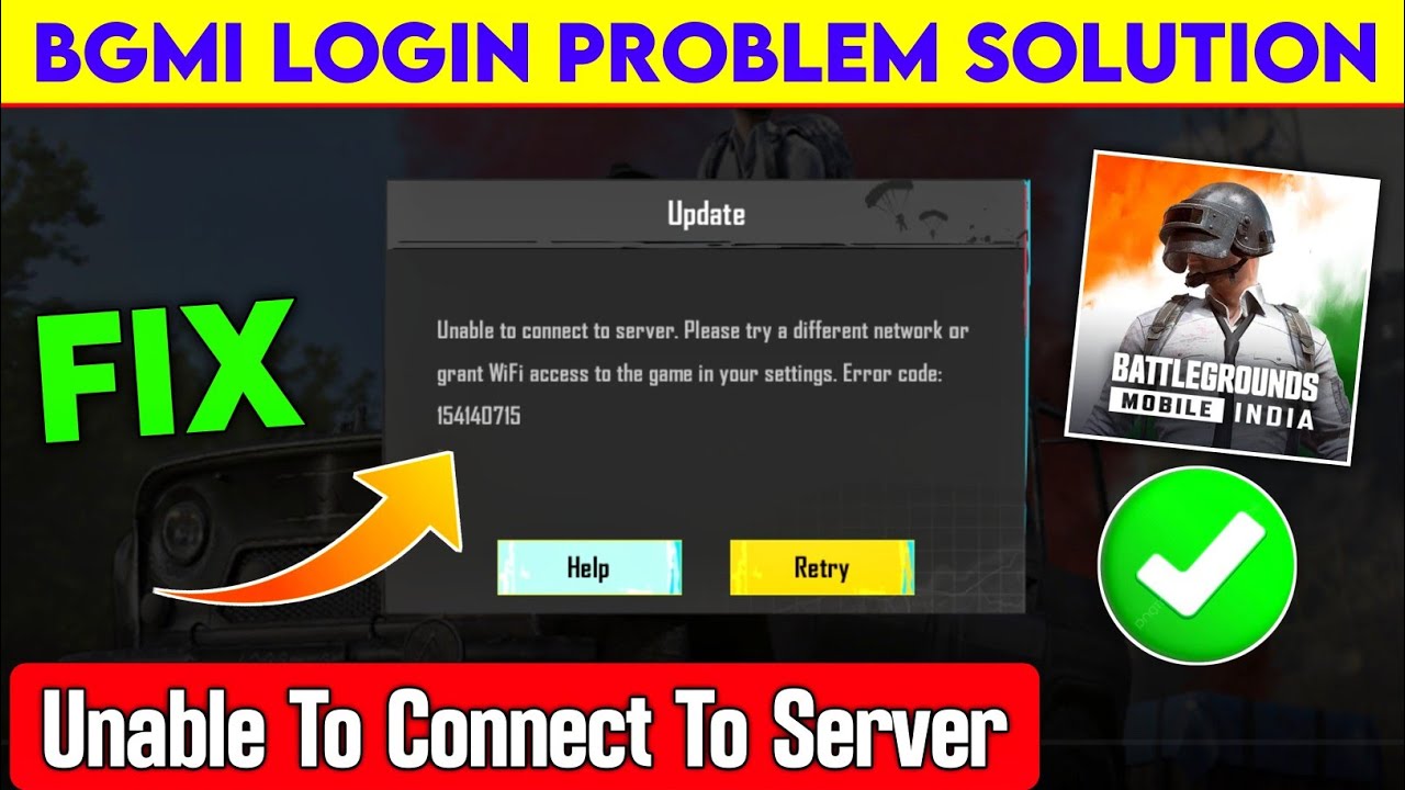 unable to connect server bgmi | unable to connect to server please try again later | bgmi login fix