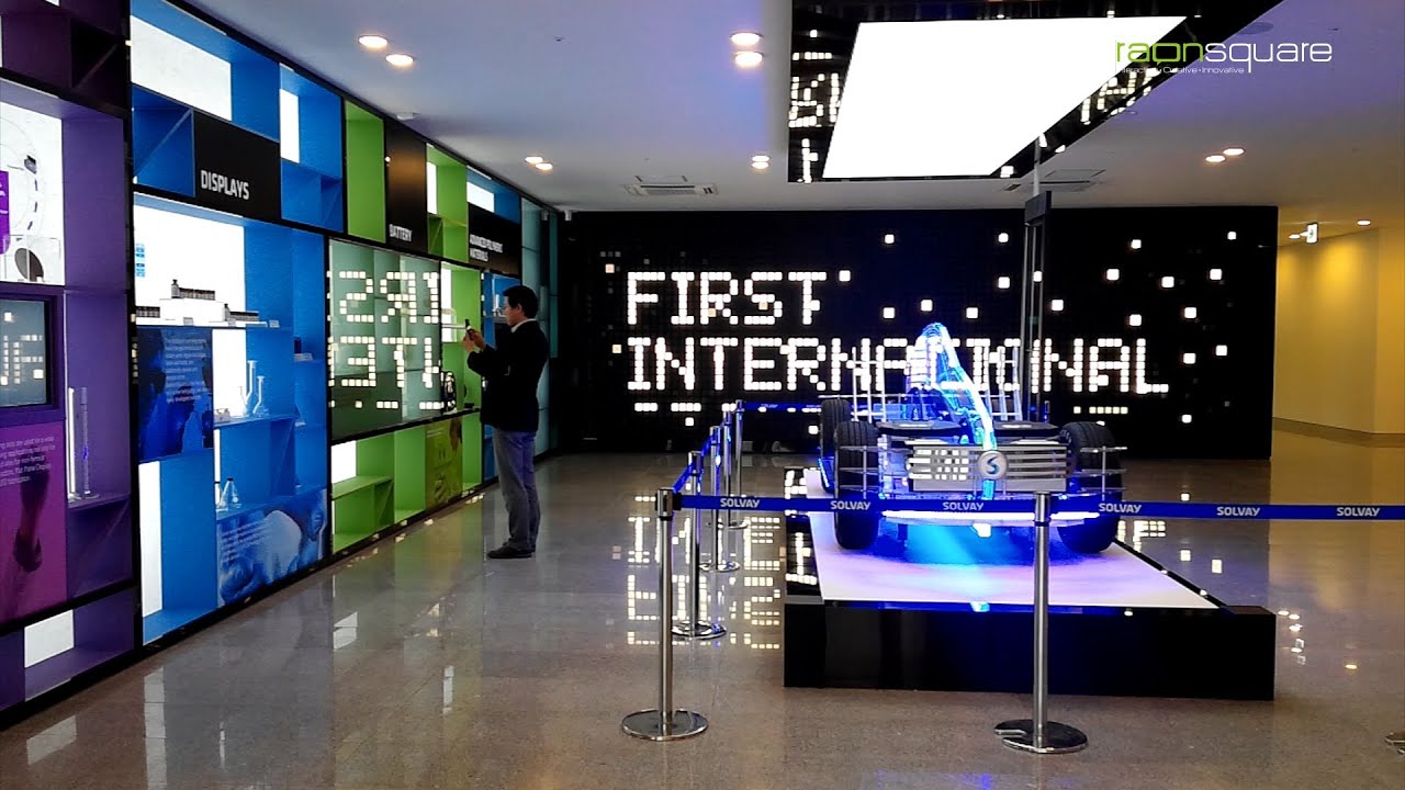 LED Interactive Media Wall - Solvay