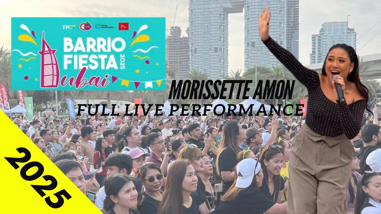 Morissette FULL LIVE PERFORMANCE at Dubai Barrio Fiesta 2025