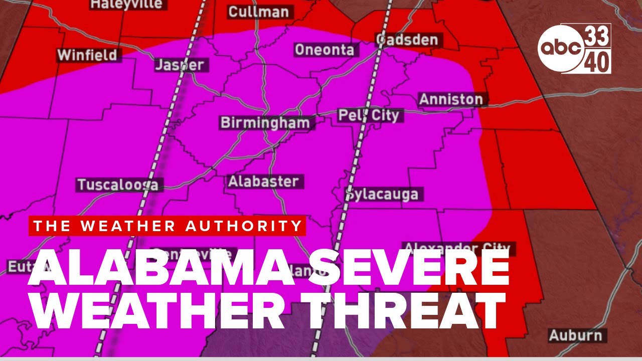 Alabama prepares for dangerous severe weather threat