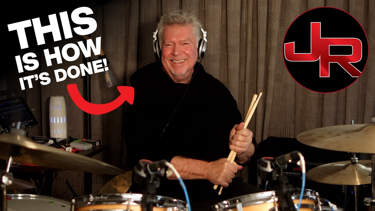 Watch JR Robinson at Work in a Live Drum Recording Session