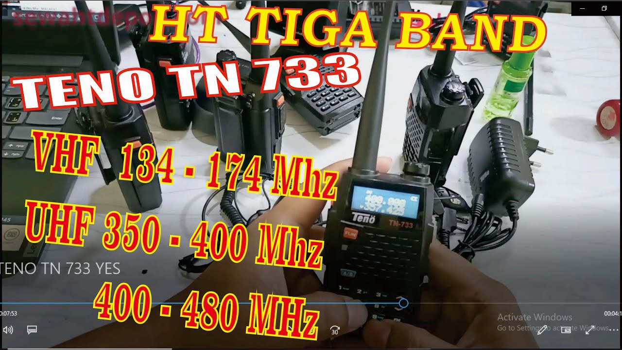 HT TIGA BAND TENO TN 733 VHF UHF LOW