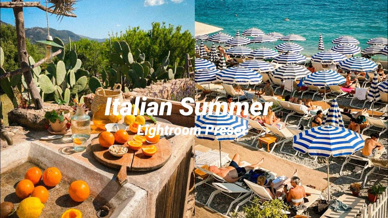 Italian Summer Lightroom Mobile Presets | Best Lightroom Preset for Instagram