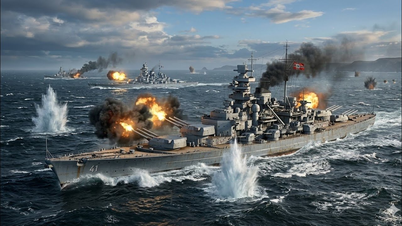 [Battle of warships]