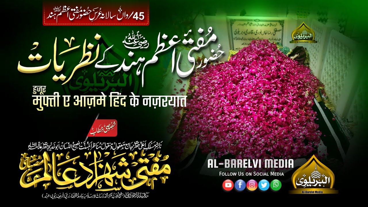 Huzoor Muftie Azam e Hind Ke Nazariyat | Mufti Shahzad Alam Misbahi Sahab Qibla