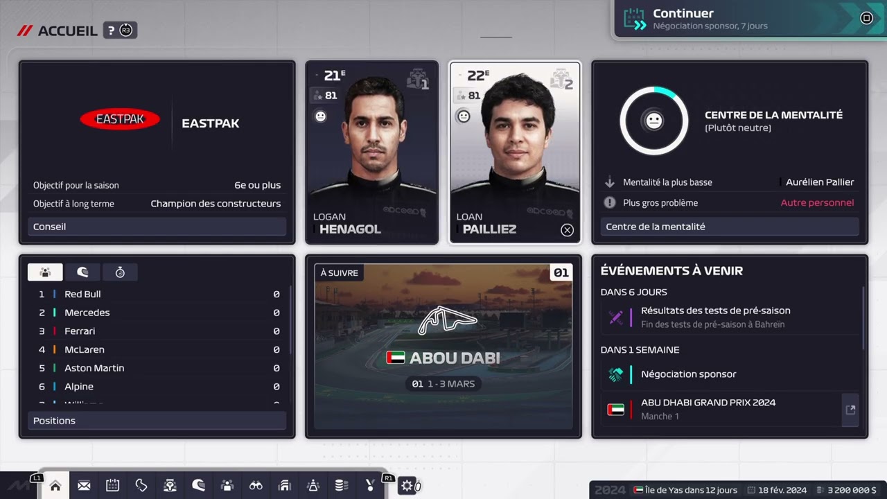 (vod) Carrière twitch/ f1 manager