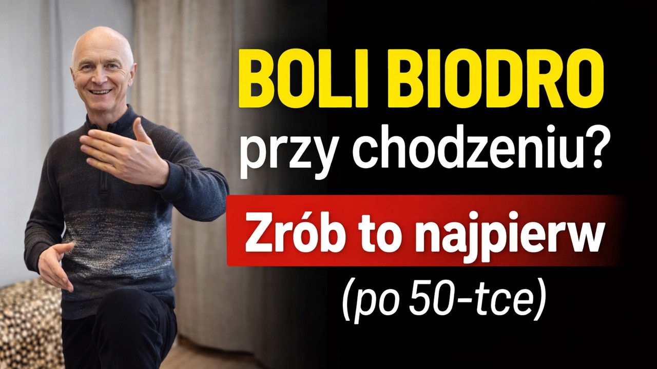 Boli biodro przy chodzeniu? Zrób to najpierw (po 50-tce)