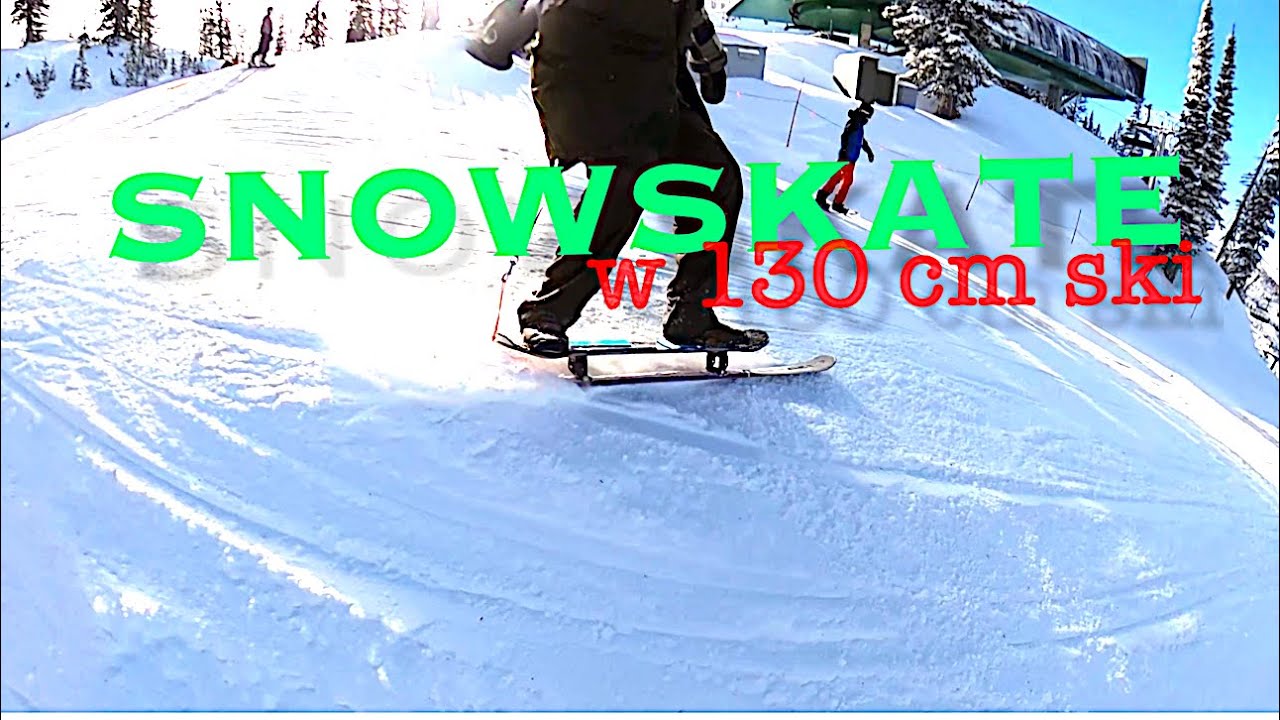 SNOWSKATE w 130 cm ski