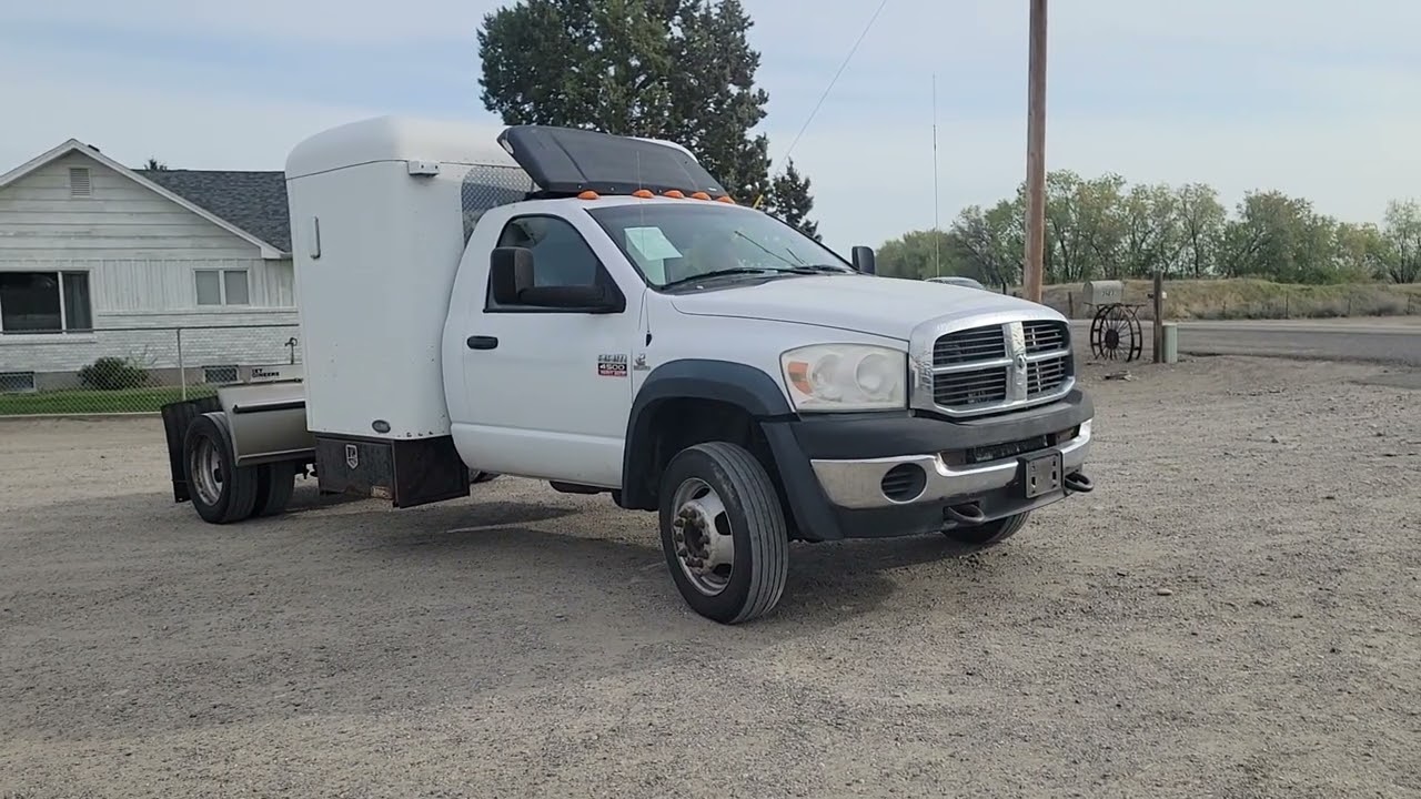 33a-- 2008 Dodge 4500 with sleeper. June 3rd, 2025 Online Auction.