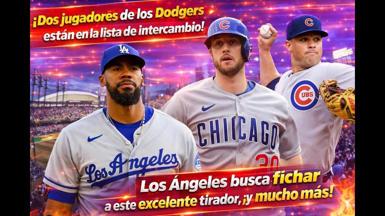 Los 2 Dodgers EN TRASPASO y el GRAN TIRADOR que firmará Los Ángeles