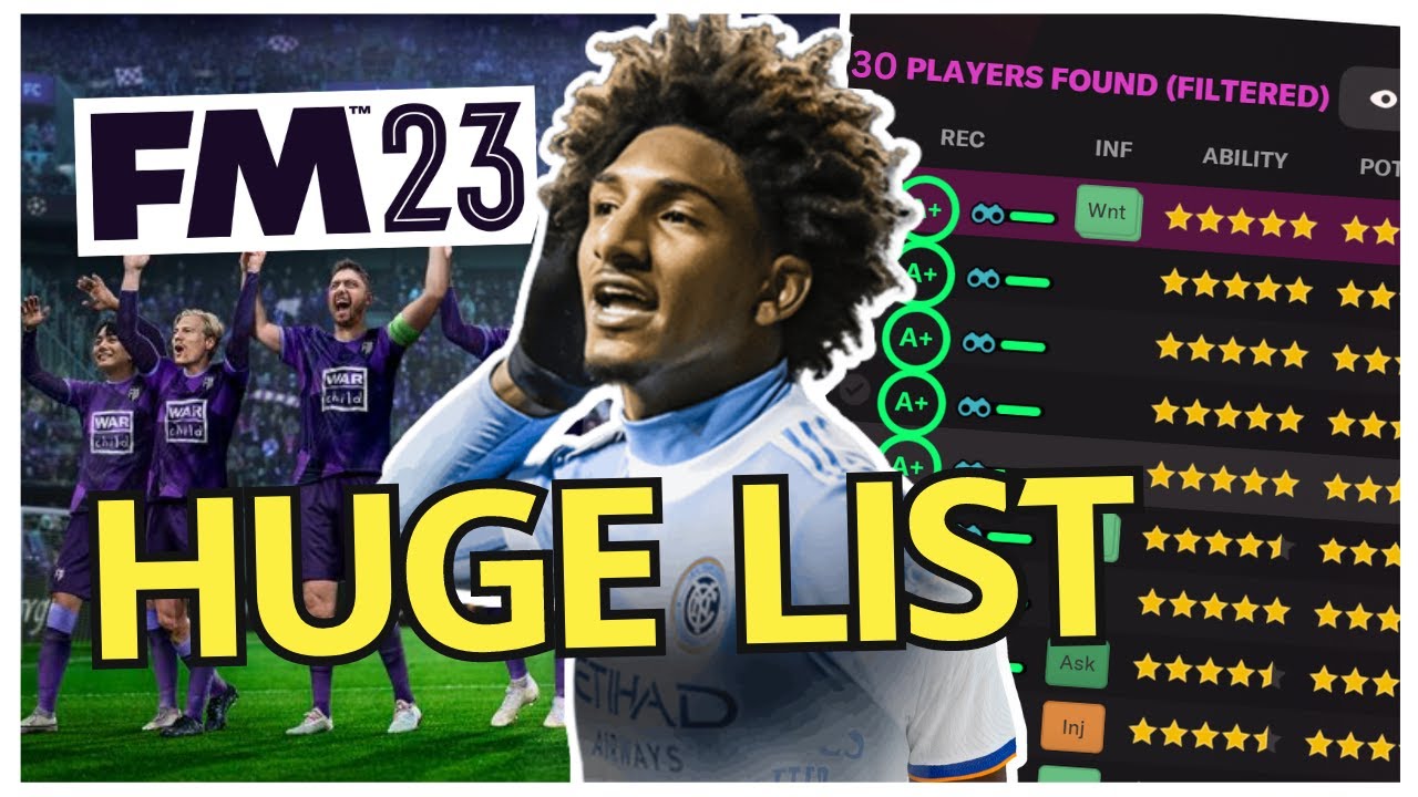 30x Absolute Bargain FM23 WONDERKIDS