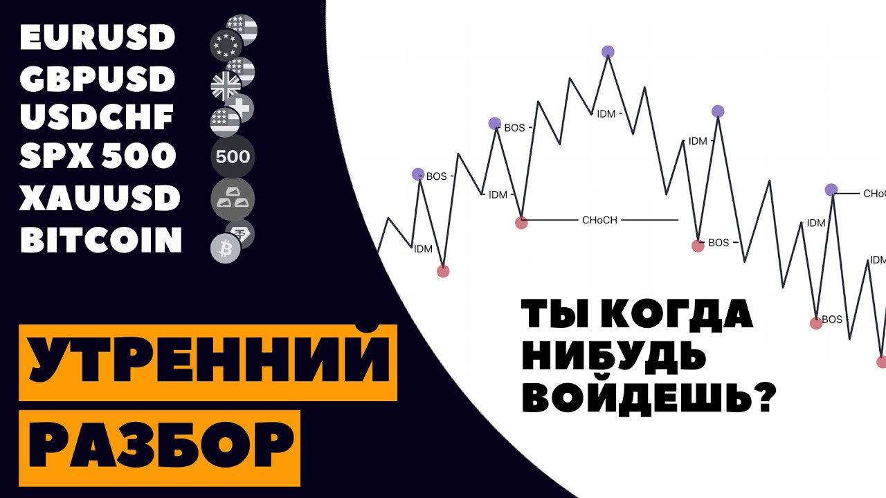 Анализ рынка 11.02: Готовый торговый план на BTC, EURUSD, GOLD. Ключевые точки входа.