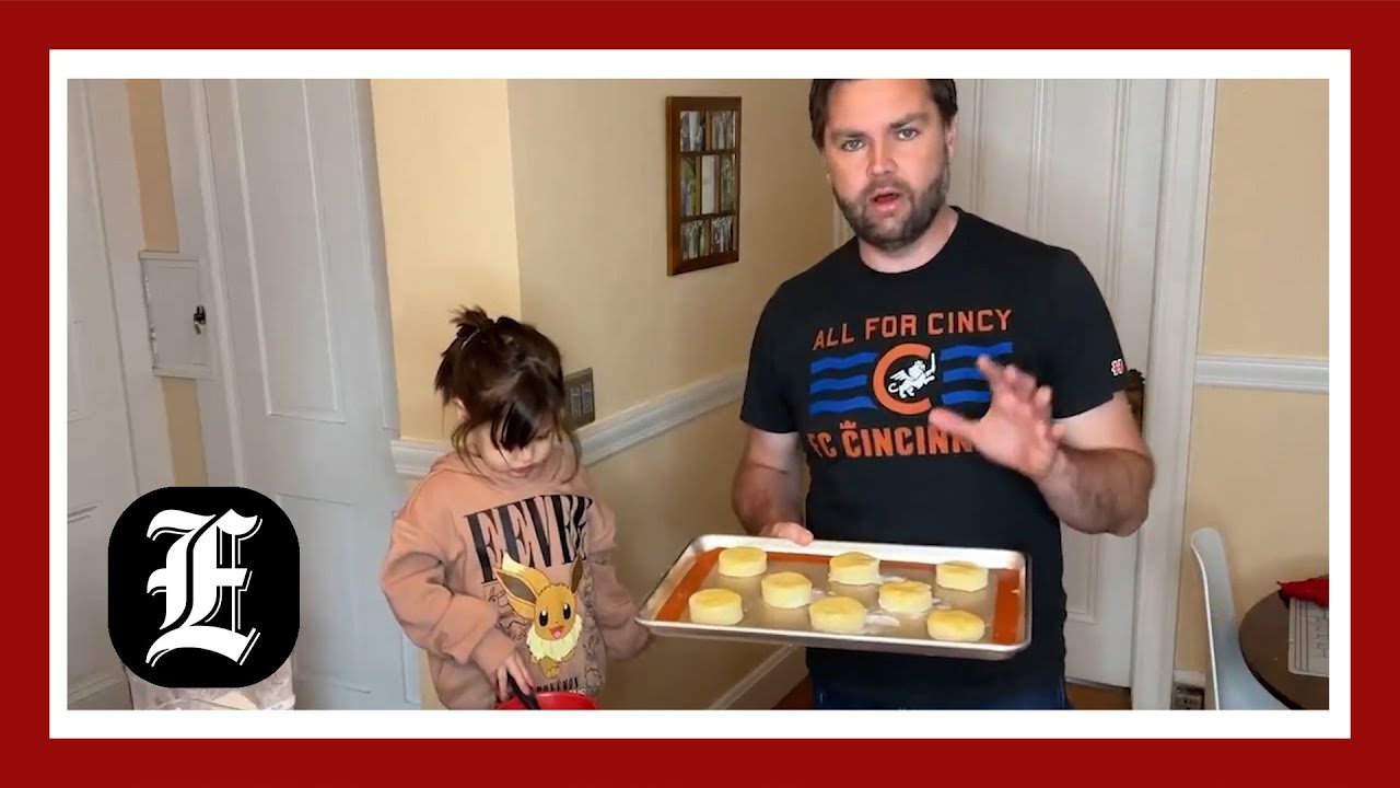 JD Vance and daughter share Christmas video teaching how to make biscuits
