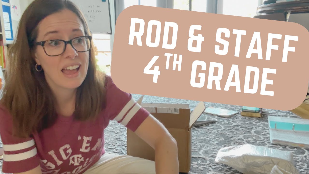 Rod and Staff 4th Grade Unboxing Math and English | Homeschool Curriculum Picks for Fourth Grade