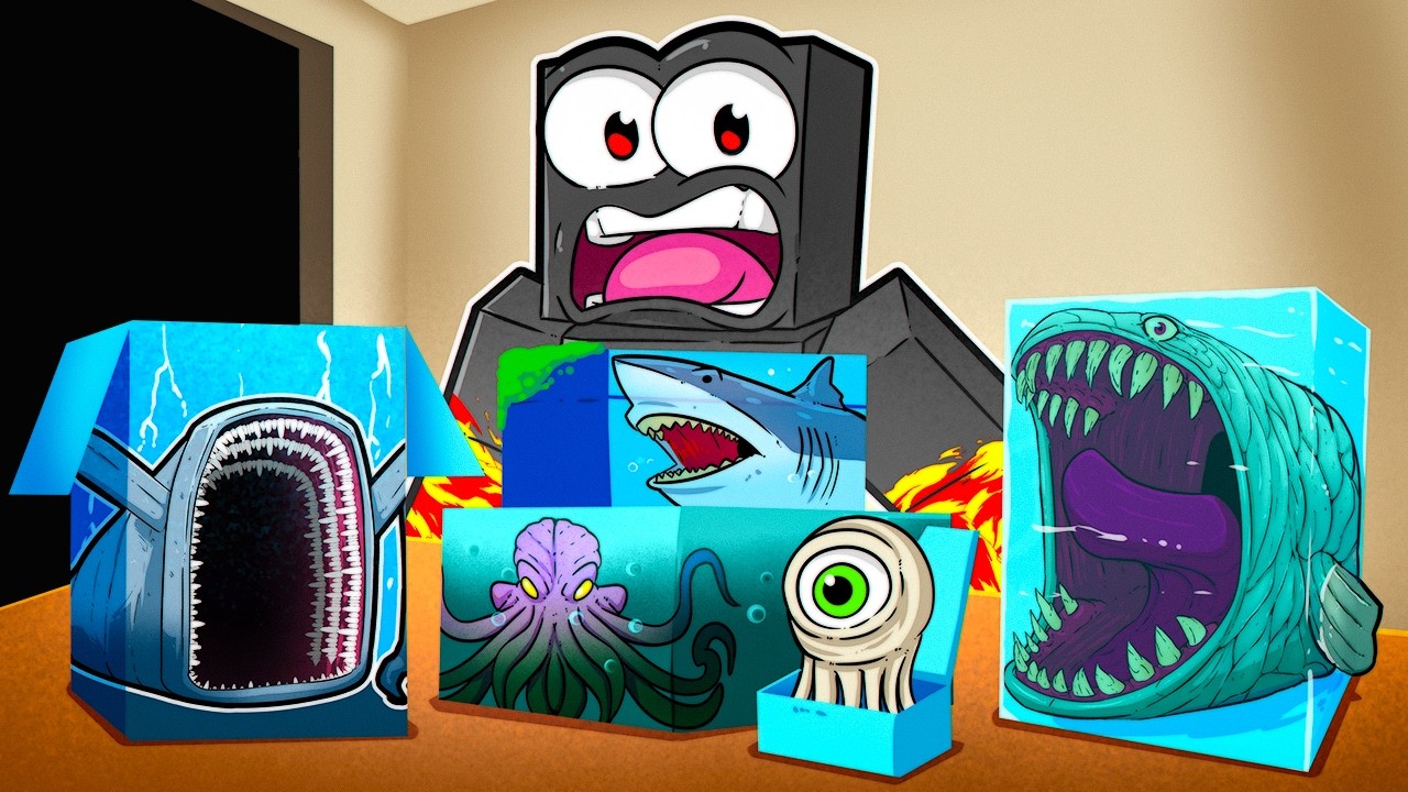 НЕ ОТКРЫВАЙ МИСТЕРИ БОКС ЗНАМЕНИТЫЕ МОНСТРЫ в 3 часа ночи!