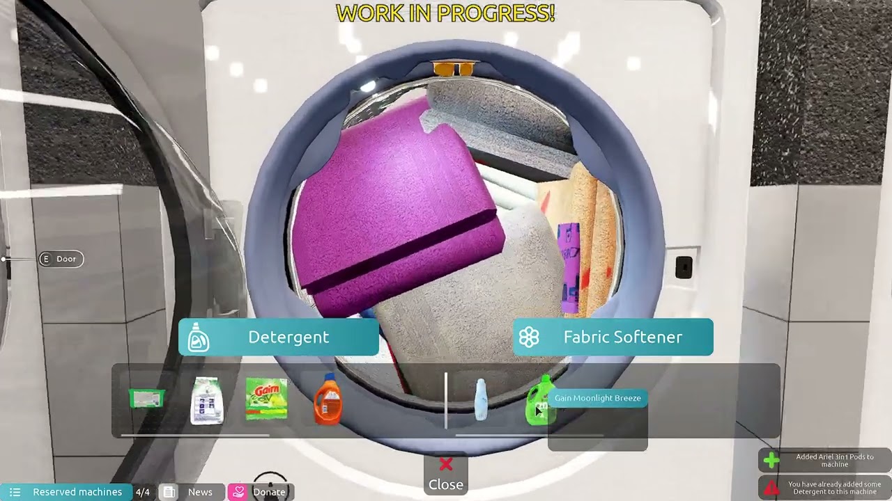 [ROBLOX] Washing & Drying Clothes in Washware [PRE-ALPHA]