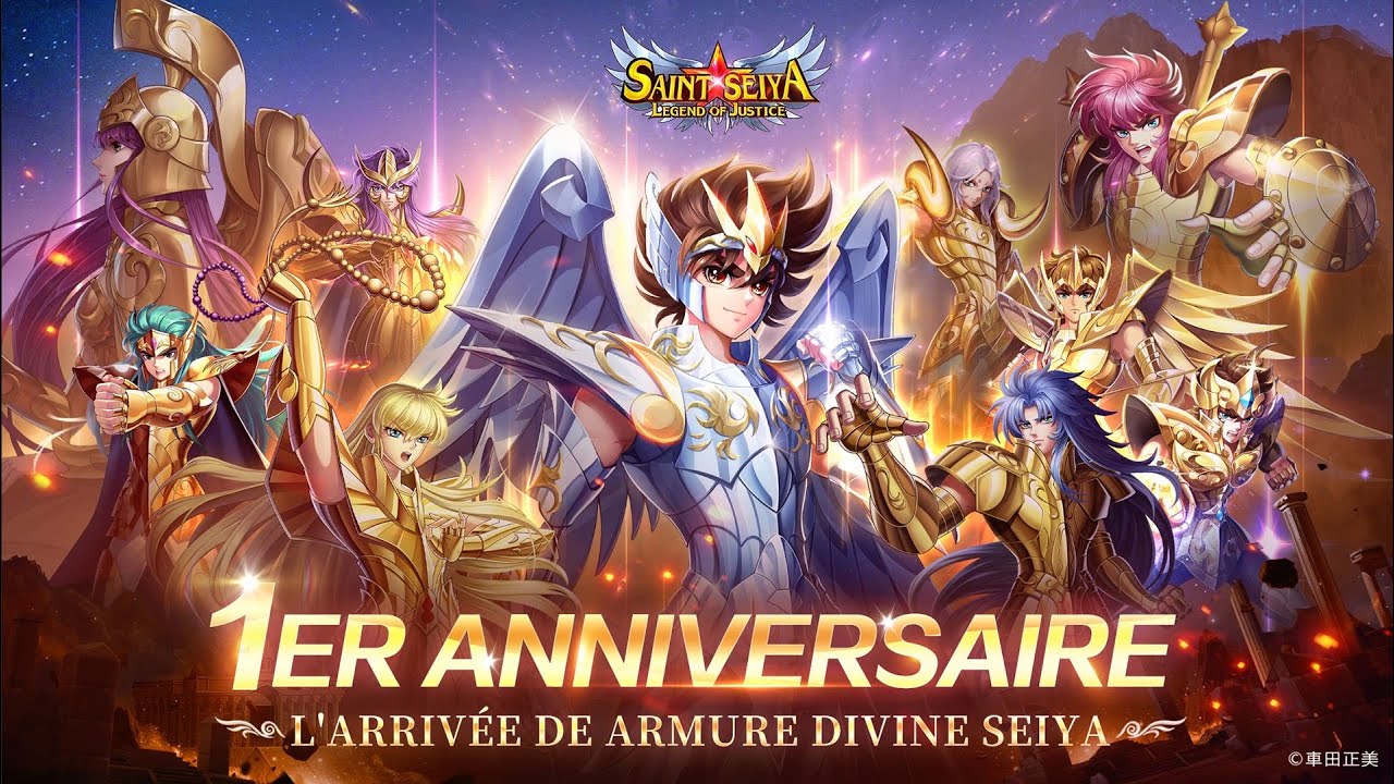 Saint Seiya Legend Of Justice - Live première anniversaire !1000 pull offerts ! [Sponso]