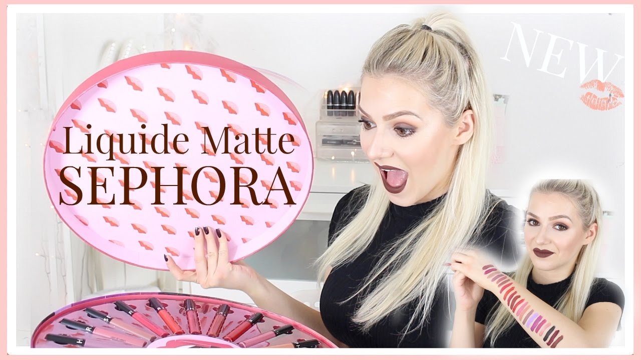 SWATCHS Rouges velouté sans transfert Sephora ♡