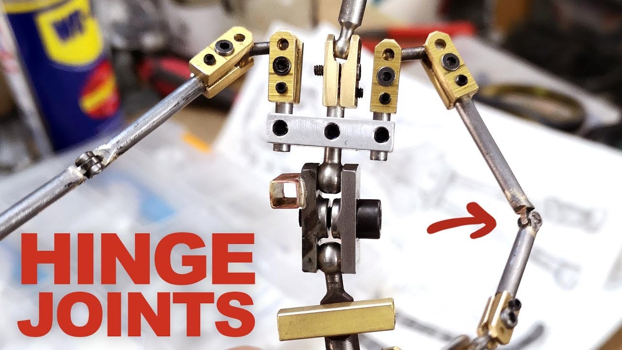 How to make stop motion hinge elbows
