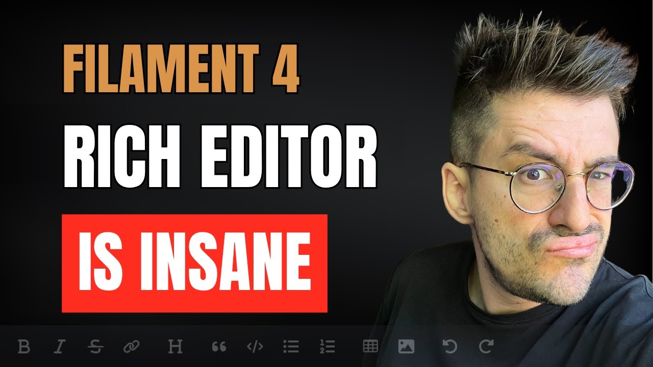 Filament 4 Beta Just Dropped: The New Tiptap-Based Rich Editor Is Absolutely INSANE!