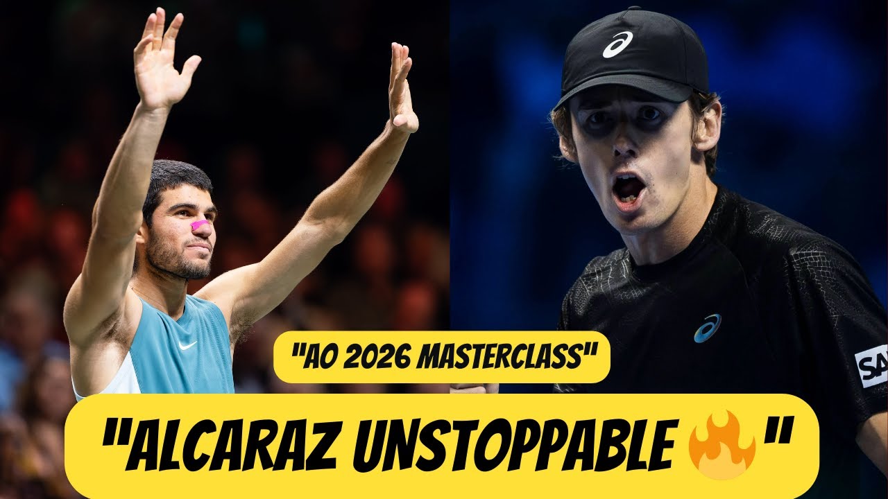 Carlos Alcaraz DESTROYS Alex de Minaur  Australian Open 2026 Quarterfinal Full Match Highlights & An