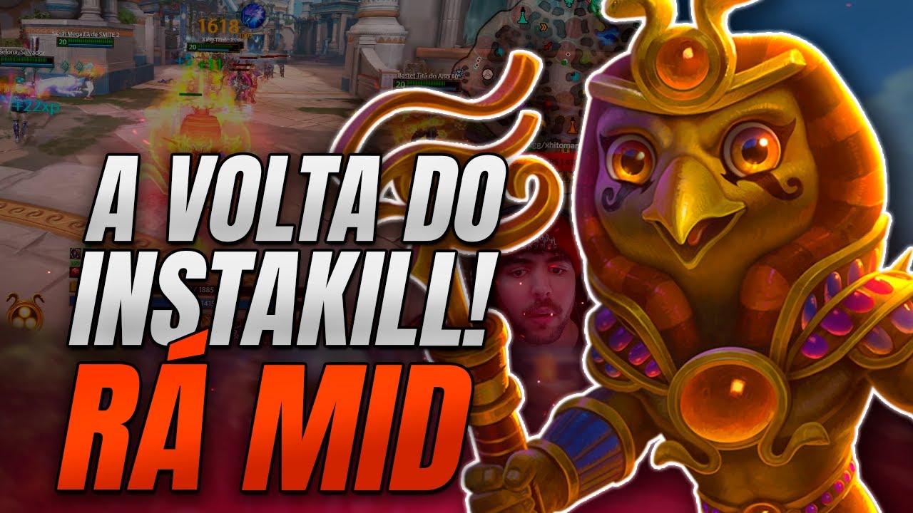 PEGUEI R&Aacute; NO SMITE 1 S&Oacute; PRA TENTAR DAR INSTAKILL! &Eacute; BOM DEMAIS! MID SMITE CONQUISTA