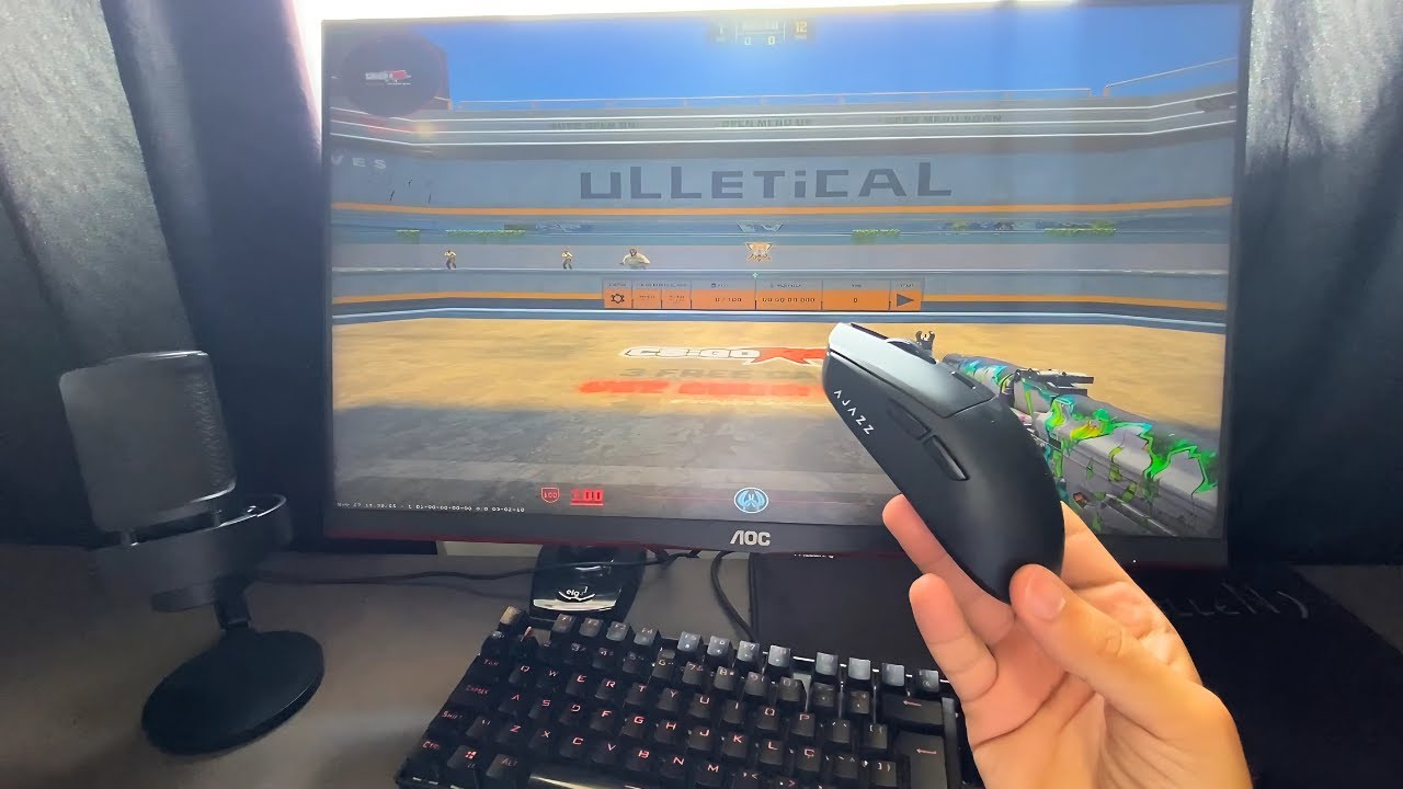 Ajazz 139 Pro o melhor mouse custo benefício (cópia do logitech superlight)