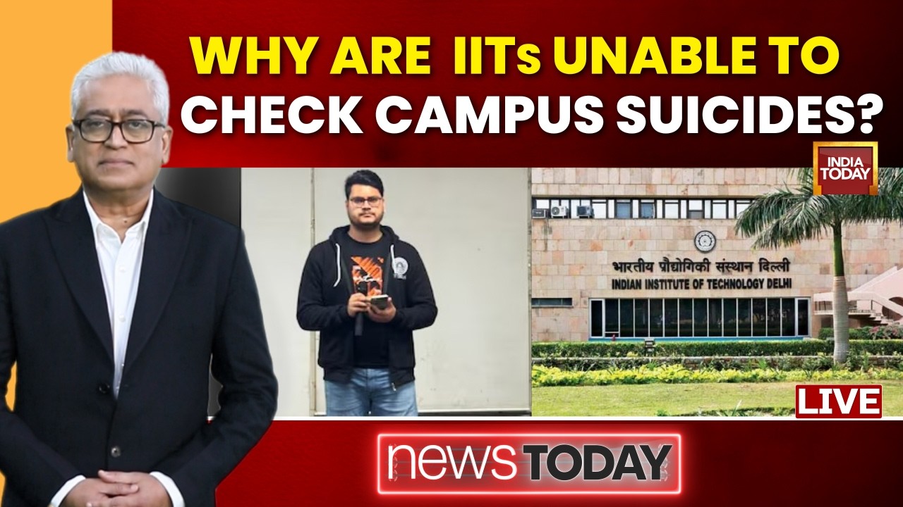 Rajdeep Sardesai Show Live: Why Are IITs Unable To Check Campus Suicides | Education | IIT Delhi