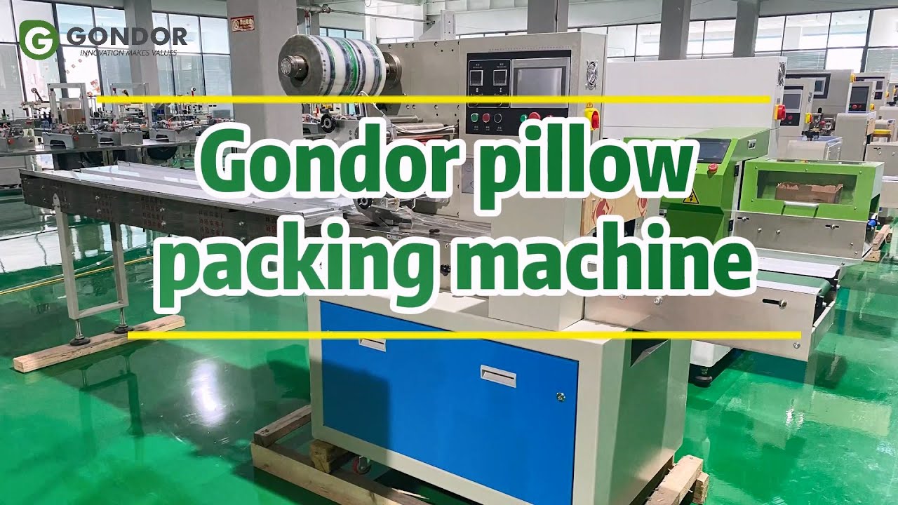 🚀 Next-Level Efficiency: Automatic Pillow Packing Machine | Gondor Machinery​ #pillowpackingmachine