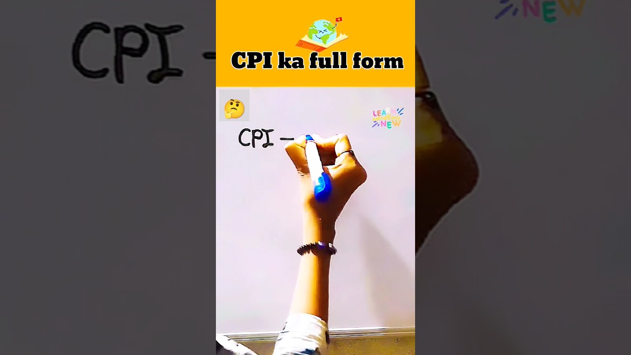 Full form cpi ka 💯 || What is full form of CPI #viralshort #trending  #neet