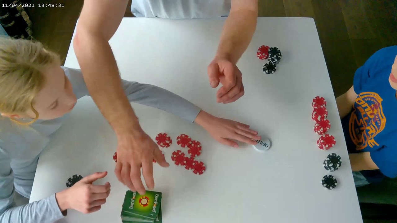 Poker z dziećmi Texas Hold’em