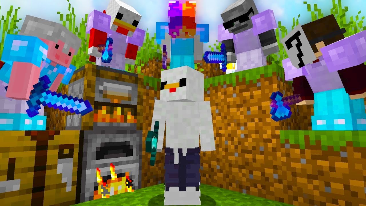 Minecraft Speedrunner VS 5 Hunters FINALE REMATCH
