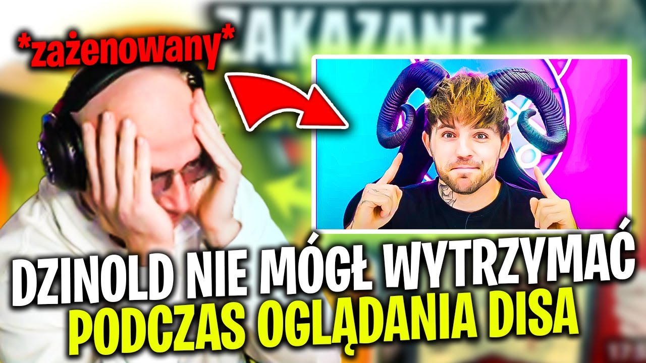 DZINOLD OGLĄDA ODCINEK DISA *NIE MOGŁ WYTRZYMAĆ*