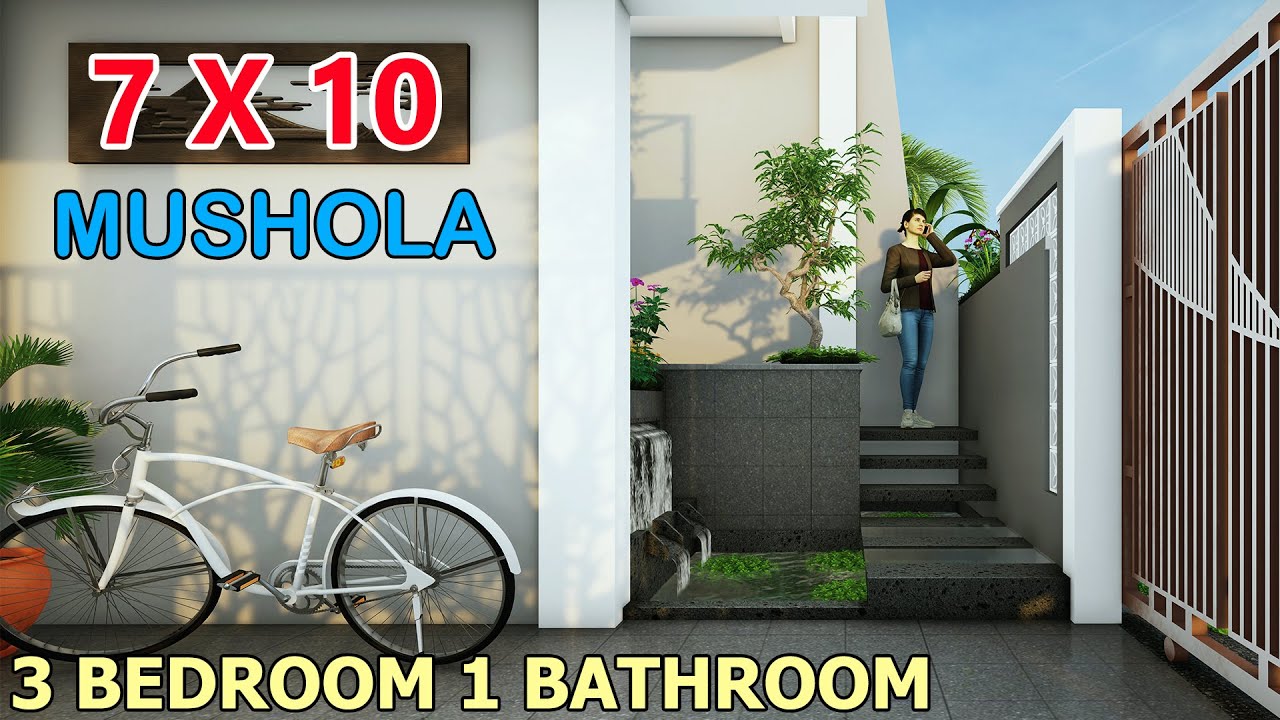 Split Level House 7x10 Meter 3 Kamar 2 Toilet Mushola Di Lahan 7x12 Meter