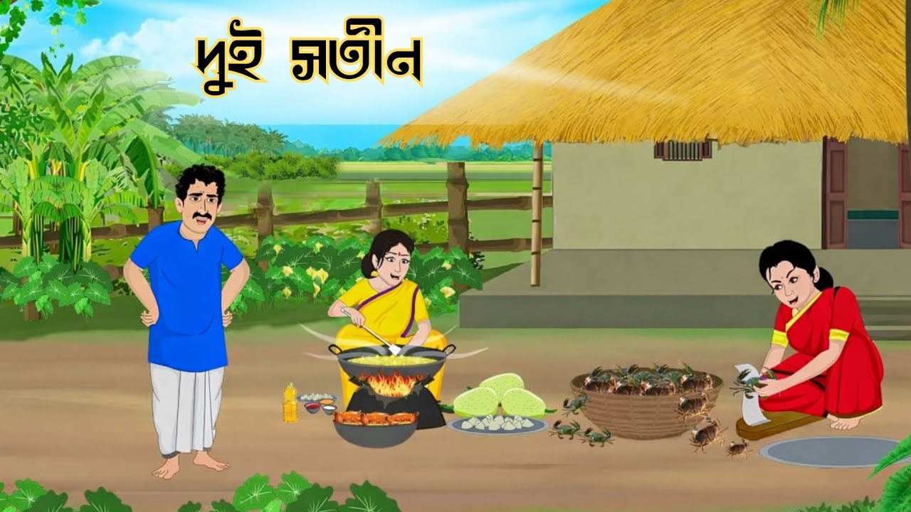 দুই সতীন | Bengali Cartoon story | Thakumar jhuli golpo | বিকেলের গল্প 