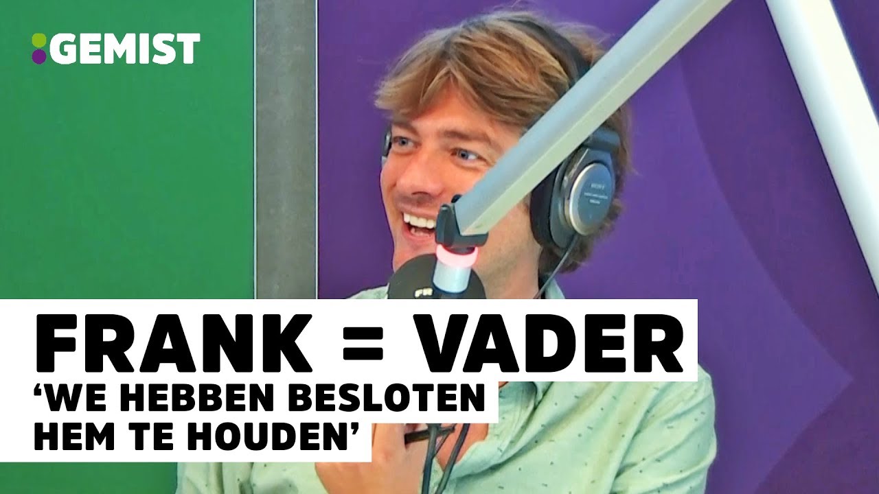 Frank vertelt het hysterische verhaal over de geboorte van zijn zoon | 538 gemist