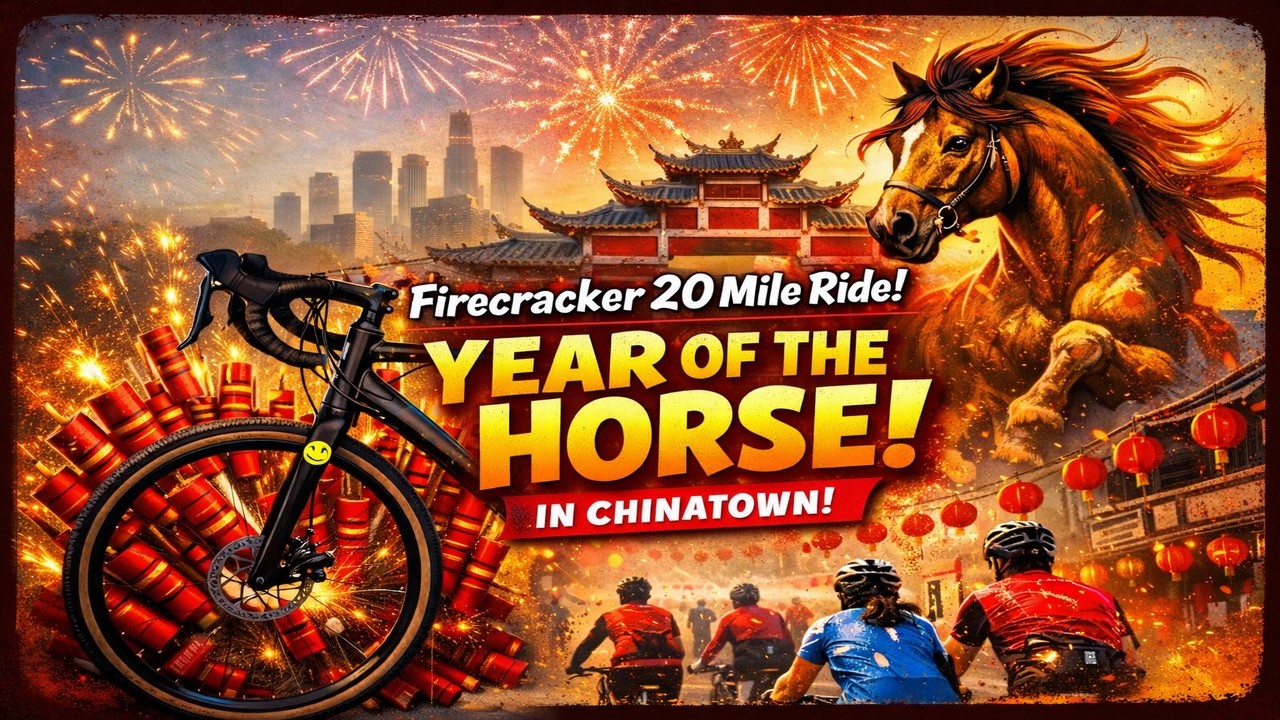 Riding the Firecracker 20-Mile 🧧 Lunar New Year Bike Ride!