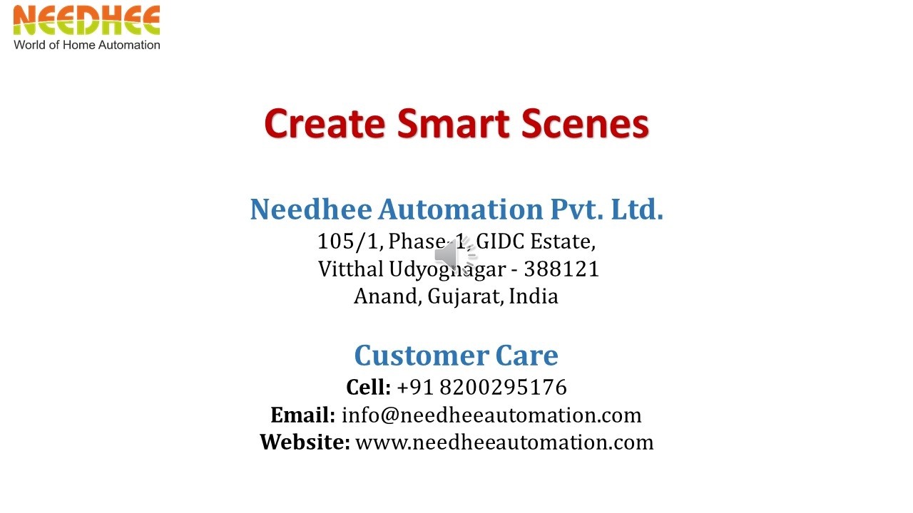 Create Smart Scenes